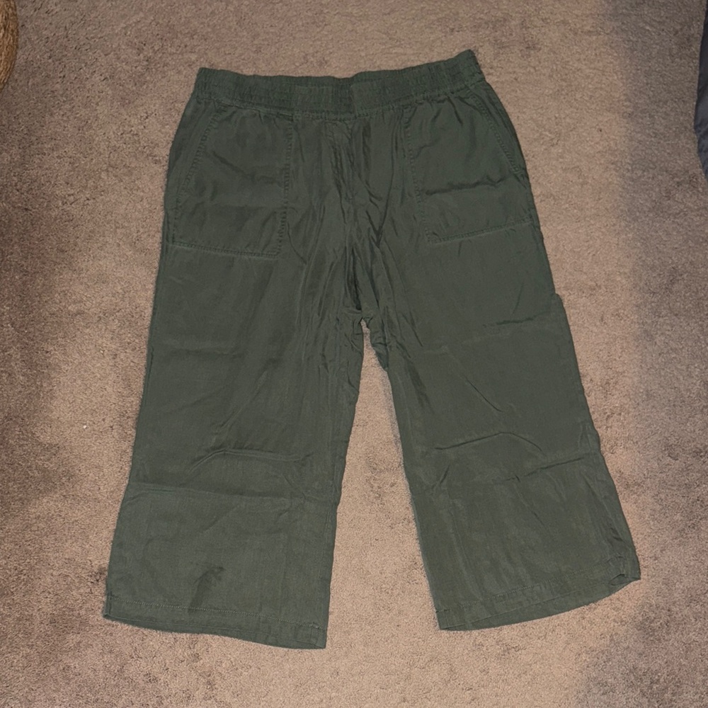 Hilary Radley Green Casual Pants